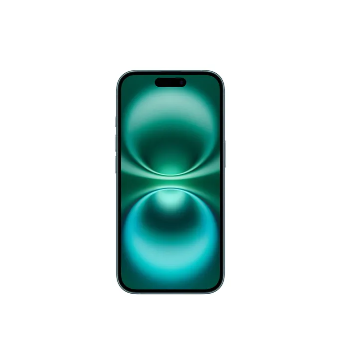 Apple iPhone 16 128 GB Blaugrün MYED3ZD/A – Bild 2
