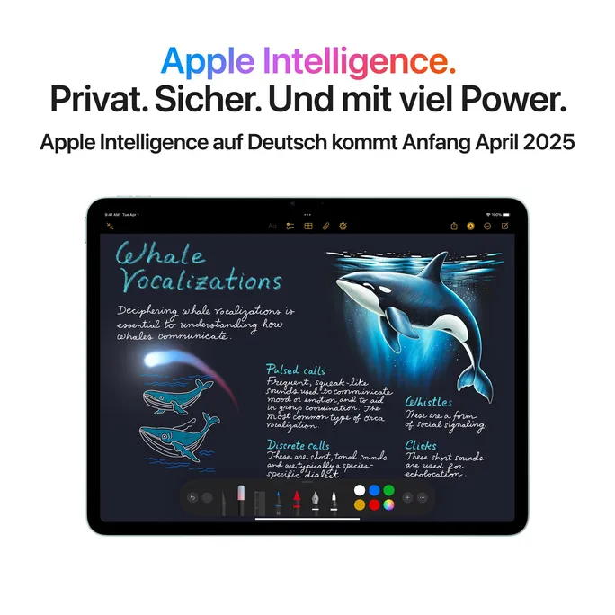 Apple iPad Air 11" 2025 Wi-Fi 512 GB Blau MCA94TY/A – Bild 5