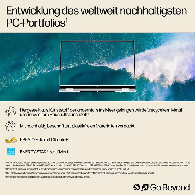 HP ENVY x360 16" WUXGA IPS Core™ Ultra 7 155U 16GB/512GB SSD Win11 16-ac0473ng – Bild 2