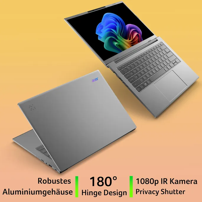 Acer Aspire 14 AI OLED A14-61M-R63L 14" WUXGA OLED Ryzen AI 7 350 32GB/1TB Win11 – Bild 4