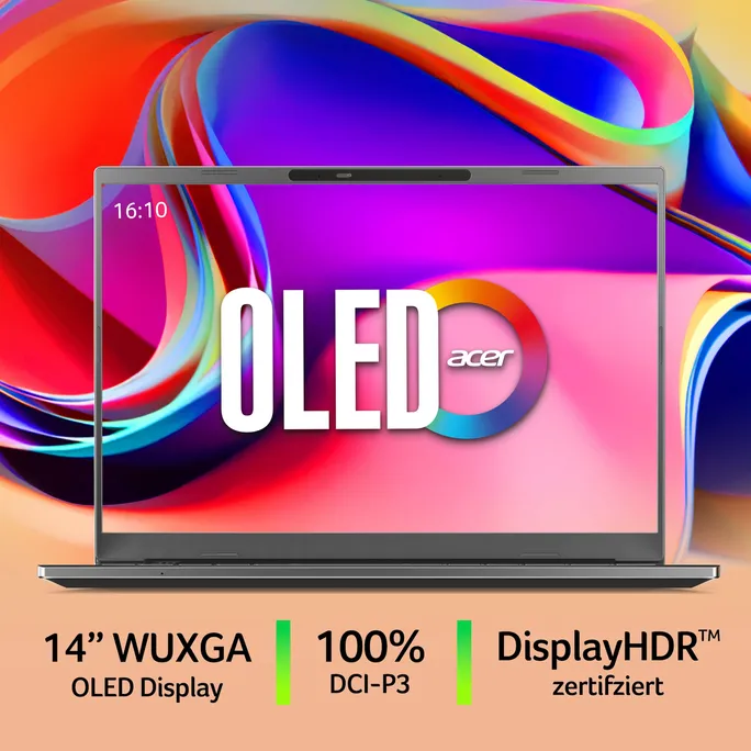 Acer Aspire 14 AI OLED A14-61M-R63L 14" WUXGA OLED Ryzen AI 7 350 32GB/1TB Win11 – Bild 5
