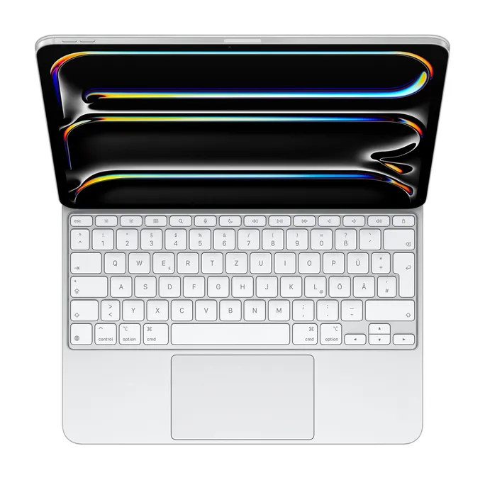 Apple Magic Keyboard für 13" iPad Pro (M4) weiß deutsches Layout – Bild 2