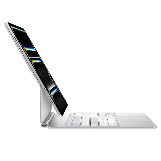 Apple Magic Keyboard für 13" iPad Pro (M4) weiß deutsches Layout – Bild 4