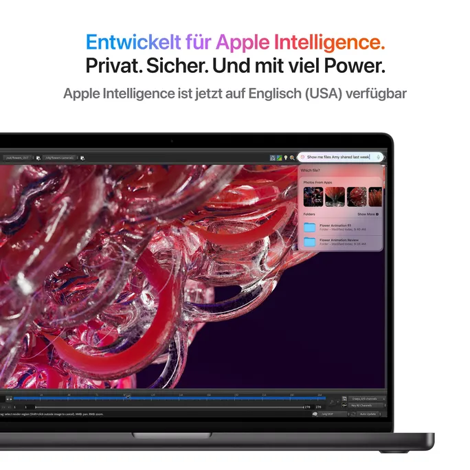 Apple MacBook Pro 14" 2024 M4 Pro/24/1TB 12C CPU 16C GPU Space Schwarz US BTO – Bild 5