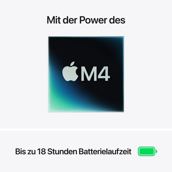 Apple MacBook Air 15,3" 2025 M4/16/512GB SSD 10C GPU Silber Eng Int BTO – Bild 4