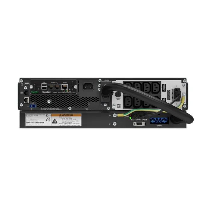 APC Smart UPS SRT SRTL1000RMXLI-NC, 1000VA, Rack, 8x C13, NMC, Überspannungsschutz – Bild 4