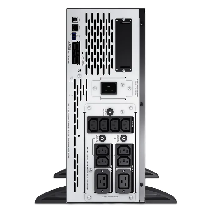 APC Smart UPS X SMX2200HV, 2200VA, Rack, 2x C19, 6x C13, Display, Überspannungsschutz – Bild 5