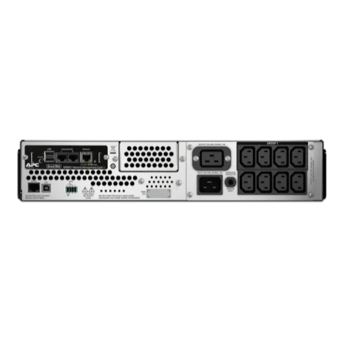 APC Smart UPS SMT3000RMI2UNC, 3000VA, Rack, 1x C19, 8x C13, AVR, Display, NMC, Überspannungsschutz – Bild 2
