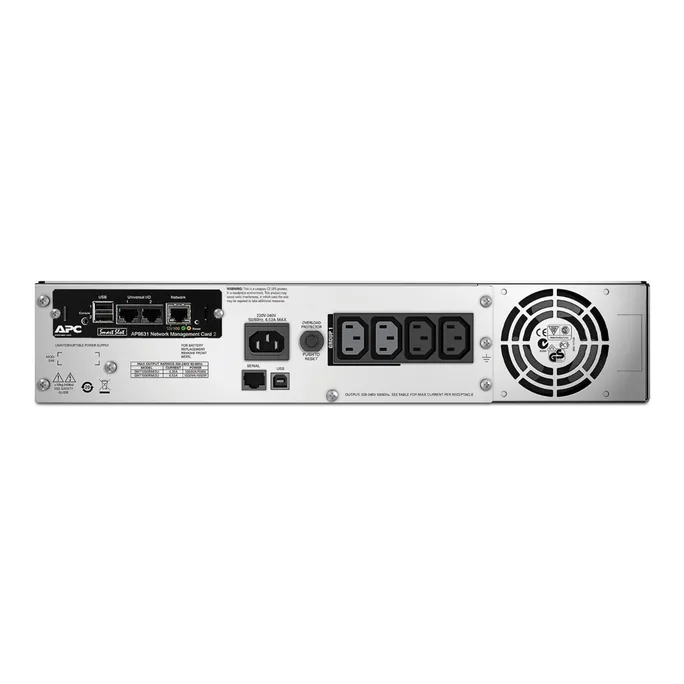 APC Smart UPS SMT1500RMI2UNC, 1500VA, Rack, 4x C13, AVR, Display, NMC, Überspannungsschutz – Bild 3