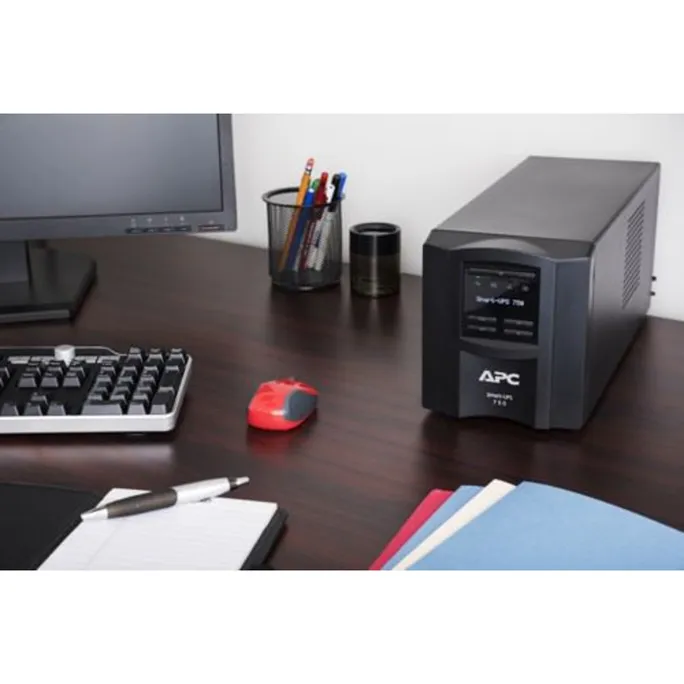 APC Smart UPS SMT750IC, 750VA, 6x C13, AVR, Display, SmartConnect + Slot, Überspannungsschutz – Bild 4