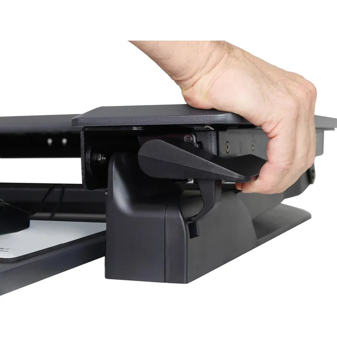 Ergotron WorkFit-TL Steh-Sitz Arbeitsplatz (schwarz) – Bild 2