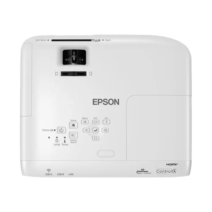 Epson EB-W49 WXGA 16:10 Beamer 3800 Lumen HDMI/VGA/USB WIFI – Bild 2