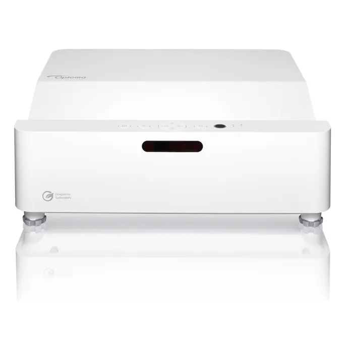 Optoma ZW410UST WXGA DLP Laser Ultra Kurzdistanz Projektor 4000 Lumen HDMI/USB/Klinke/LAN Weiß – Bild 2