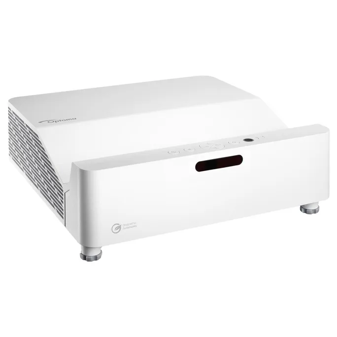 Optoma ZW410UST WXGA DLP Laser Ultra Kurzdistanz Projektor 4000 Lumen HDMI/USB/Klinke/LAN Weiß – Bild 4
