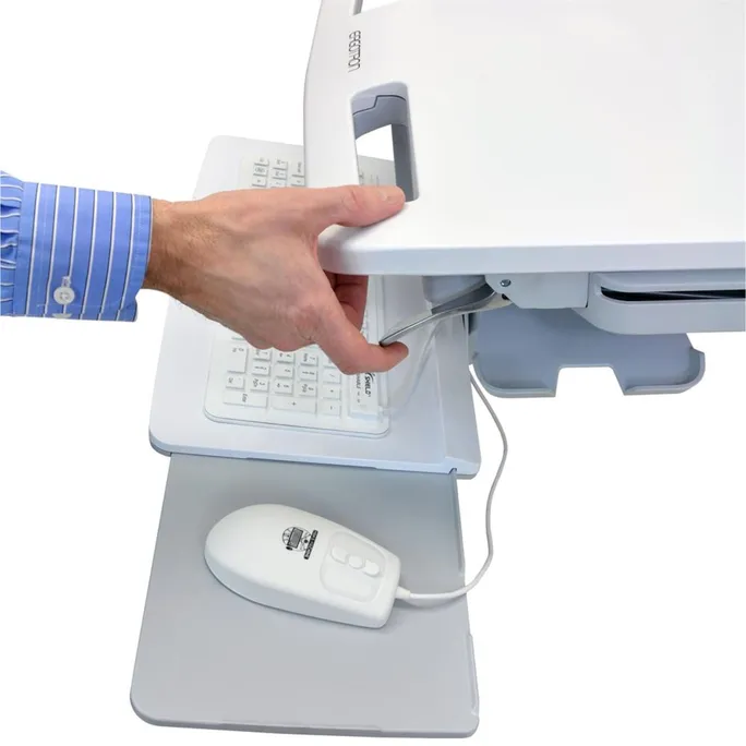 Ergotron StyleView® SV40 Visitenwagen mit Monitorgelenk – Bild 2