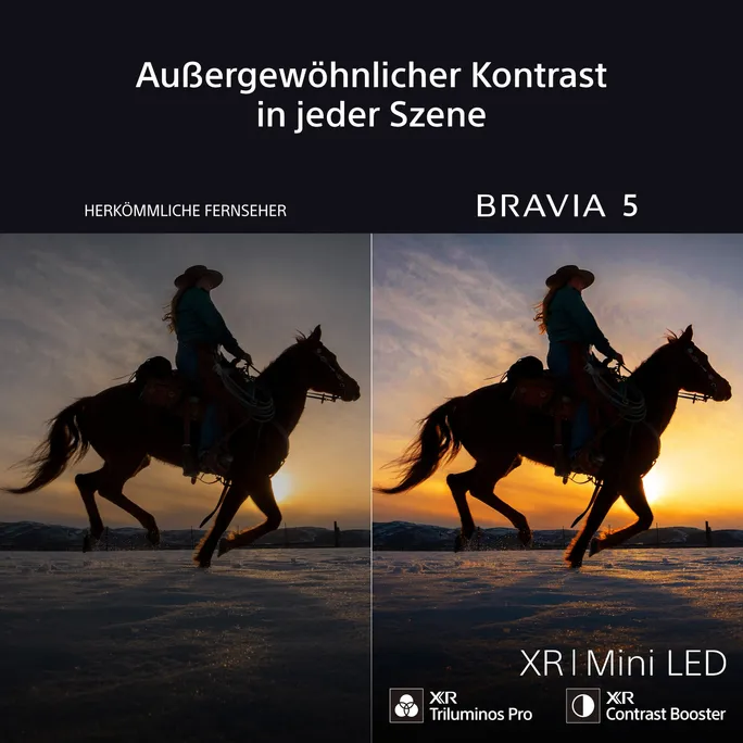SONY Bravia 5 XR55-K98XR55BP 4K XR Mini-LED HDR Smart TV – Bild 5