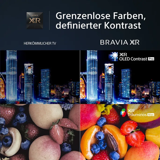 SONY BRAVIA XR-77A95L 195cm 77" 4K QD-OLED 120 Hz Smart Google TV Fernseher – Bild 4