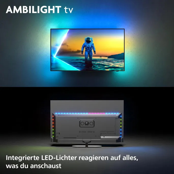 Philips 48OLED810/12 121cm 48" OLED 4K Ambilight Smart TV Fernseher Google TV™ – Bild 3