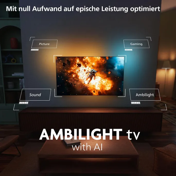 Philips 77OLED810/12 194cm 77" OLED 4K Ambilight Smart TV Fernseher Google TV™ – Bild 5
