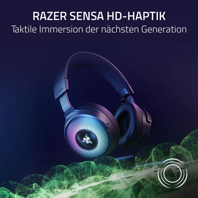 Razer Kraken V4 Pro - Kabelloses Gaming-Headset inkl. OLED-Control-Hub, powered by Razer Chroma™ RGB – Bild 3