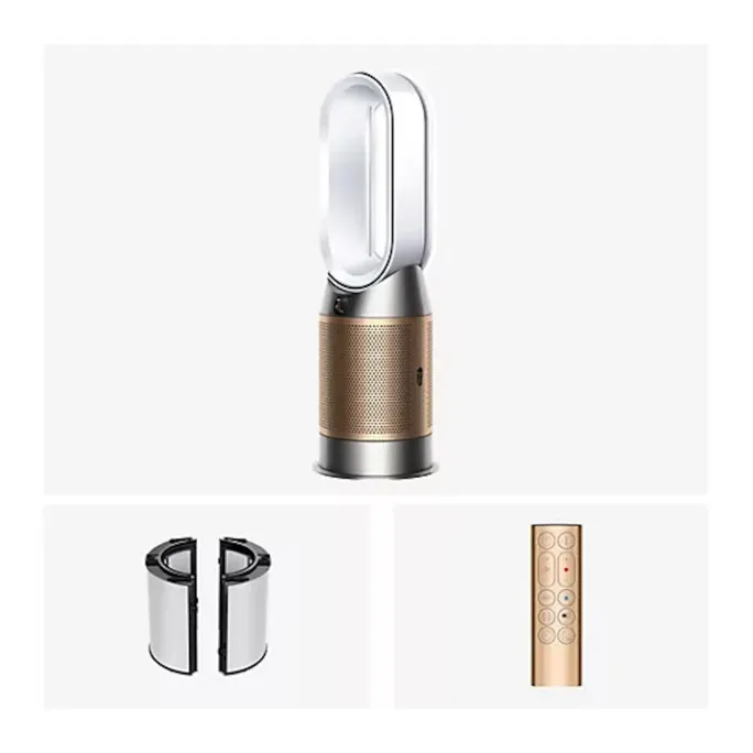 Dyson HP2 Purifier Hot+Cool Luftreiniger De-Nox Weiss/ Gold – Bild 2
