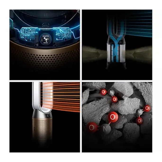 Dyson HP2 Purifier Hot+Cool Luftreiniger De-Nox Weiss/ Gold – Bild 4