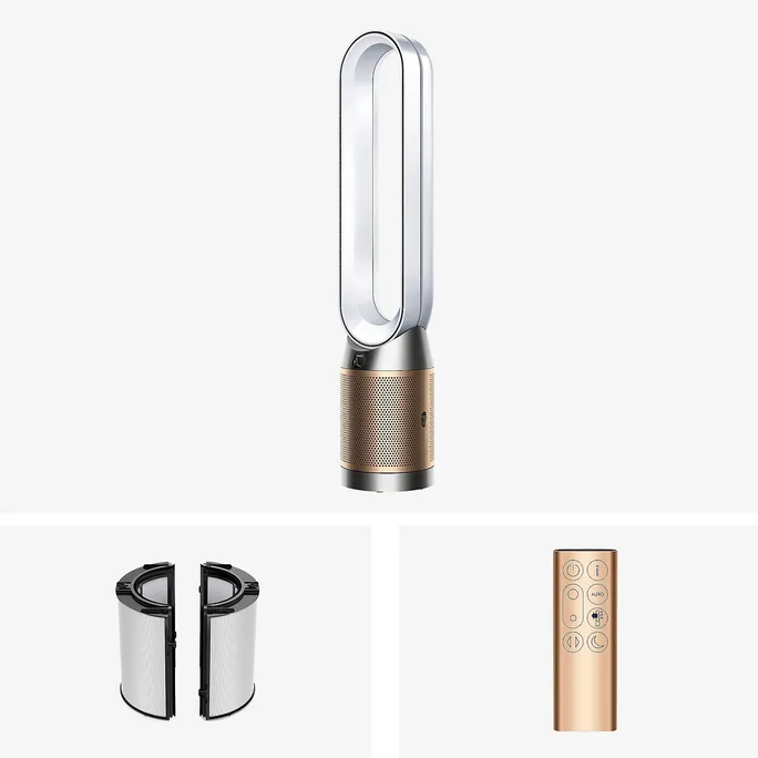 Dyson PC2 Purifier Cool Luftreiniger De-Nox Weiss/ Gold – Bild 3