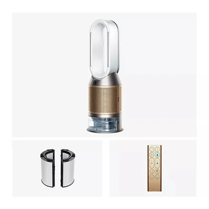 Dyson PH2 Purifier Humanity + Cool De-Nox Luftreiniger/ Luftventilator Weiss/ Gold – Bild 3