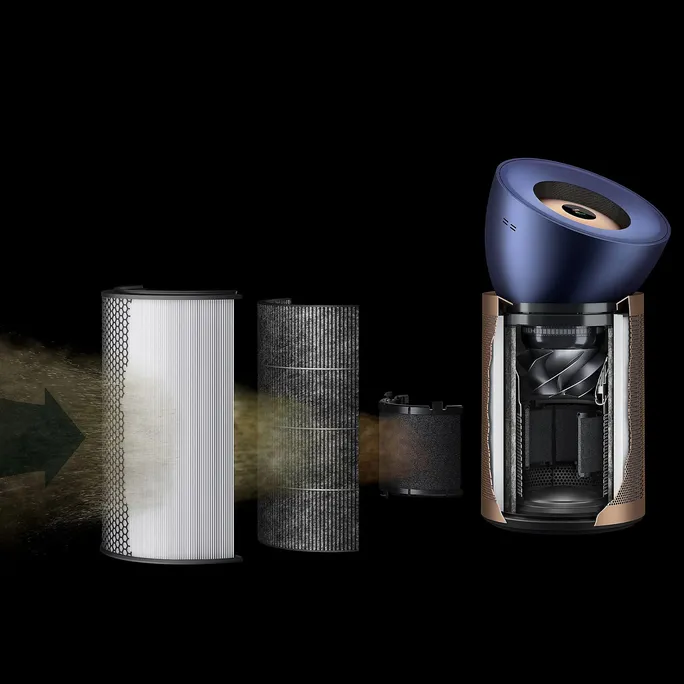 Dyson BP04 Purifier Big+Quiet Formaldehyde Luftreiniger Nachtblau/ Gold – Bild 4