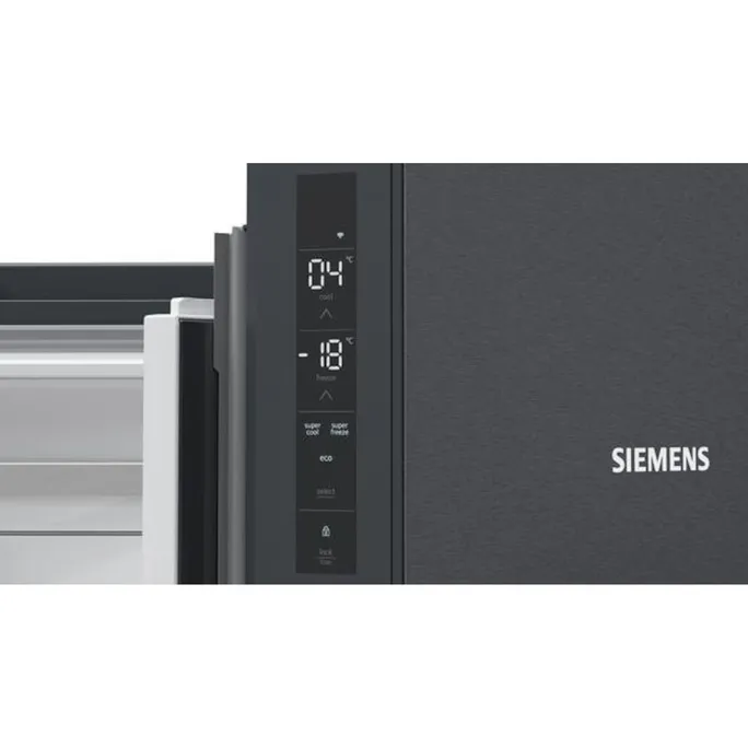 Siemens KF96NAXEA iQ300 Side-by-Side Freistehende Kühl-Gefrier-Kombination – Bild 3