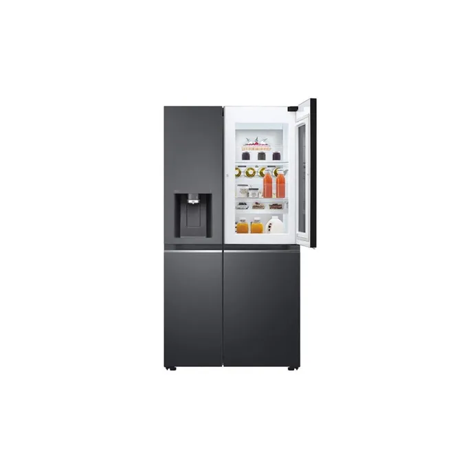 LG GSXB90MCDE InstaView Side-by-Side mit Crushed Ice Edelstahl Dark Inox Look – Bild 4