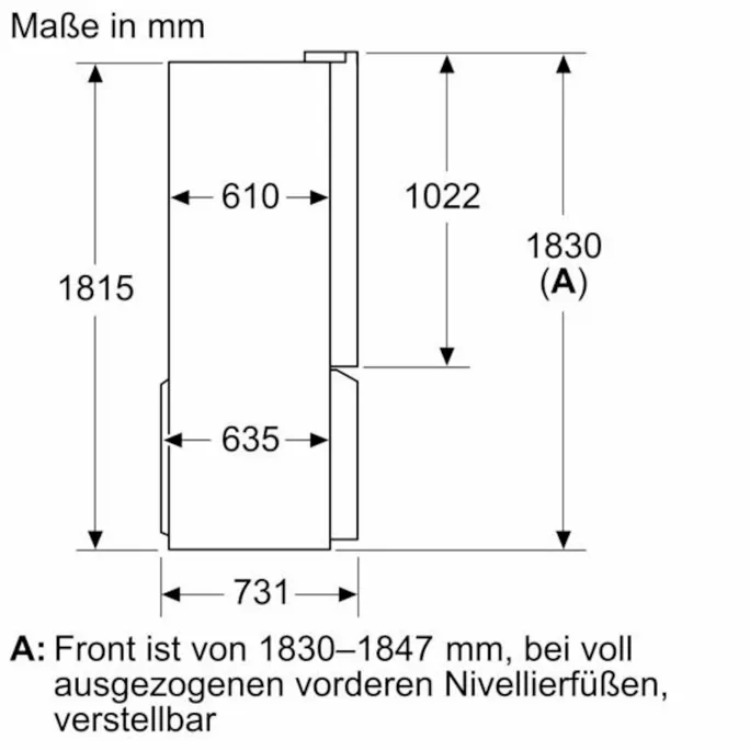 Siemens KF96DPXEA iQ700 Side-by-Side Freistehende Kühl-Gefrier-Kombination – Bild 3