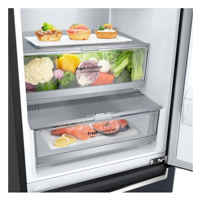 LG GBB92MCBAP Kühl- / Gefrierkombination Edelstahl Dark Inox – Bild 5