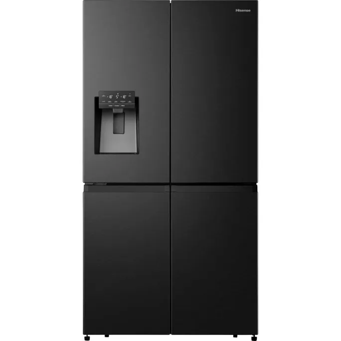 Hisense RQ760N4SBFE Side by Side Kühl-Gefrier-Kombination Edelstahl schwarz – Bild 2