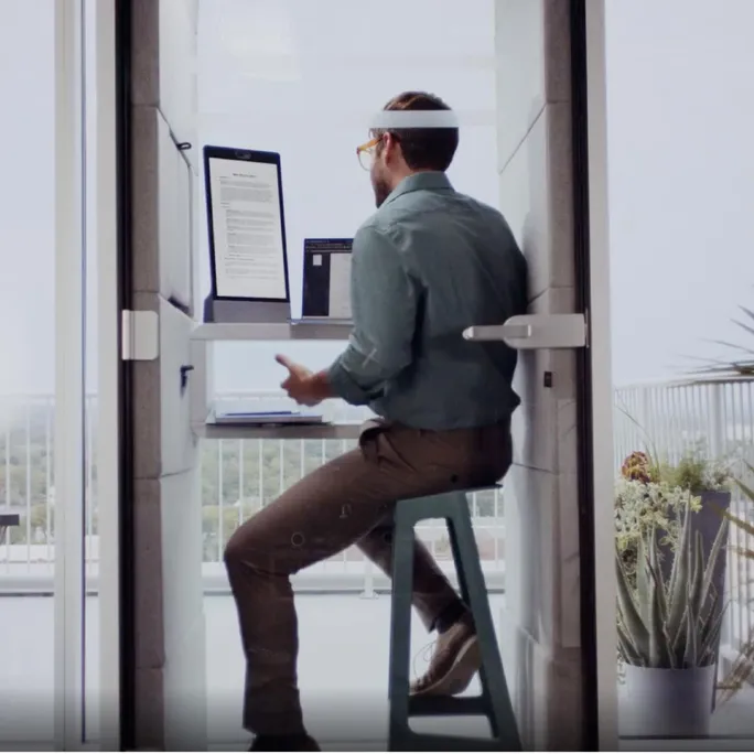 Neat Frame | All-In-One 15" Touch-Display für Fokus-Raum- & Open-Space Lösungen – Bild 2