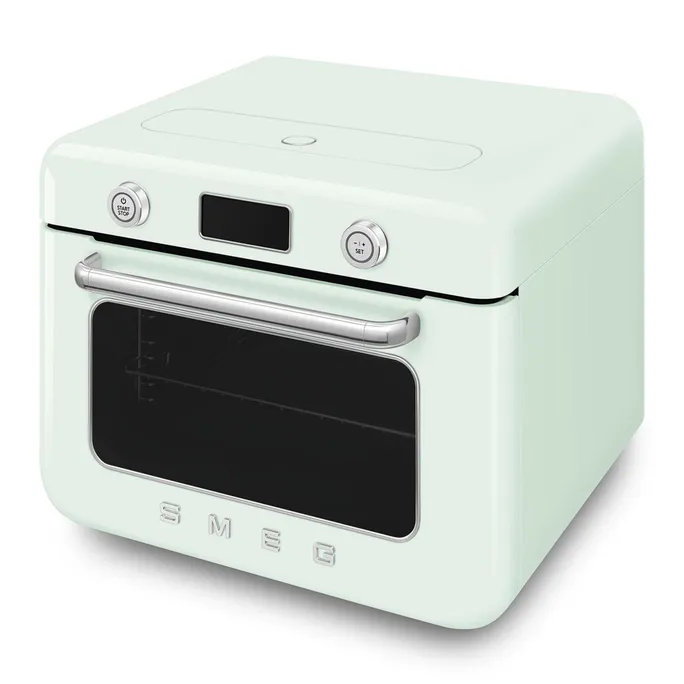 Smeg 50's Style Kombi-Tisch-Dampfbackofen Pastellgrün – Bild 4