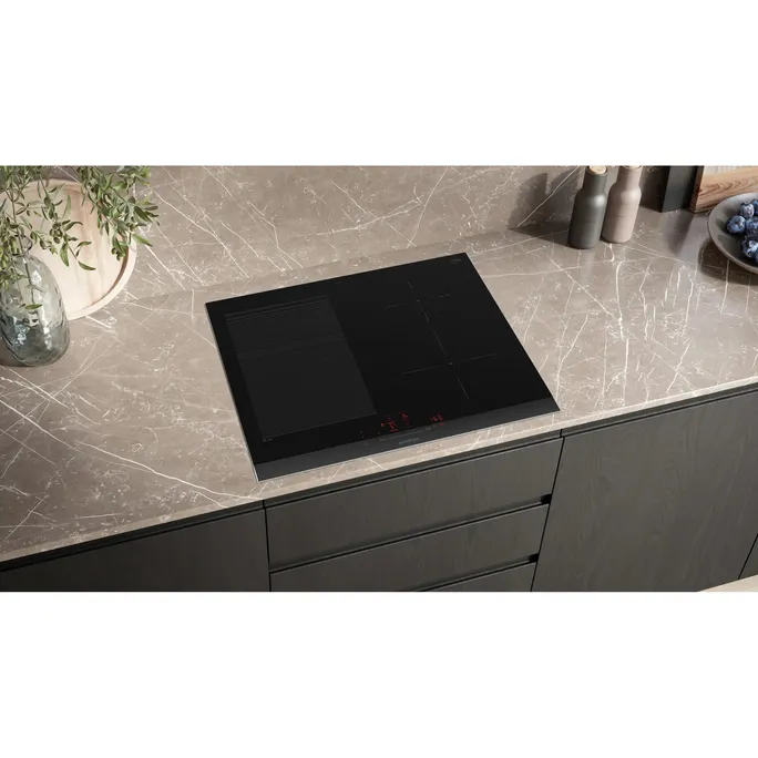Siemens EX675HEC1E iQ700 Induktionskochfeld 60 cm Schwarz, Mit Rahmen aufliegend – Bild 4