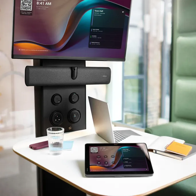 Jabra PanaCast 40 VBS | 4k 180° Panoramakamera inkl. Touch-Controller, Microsoft Teams-Variante – Bild 4