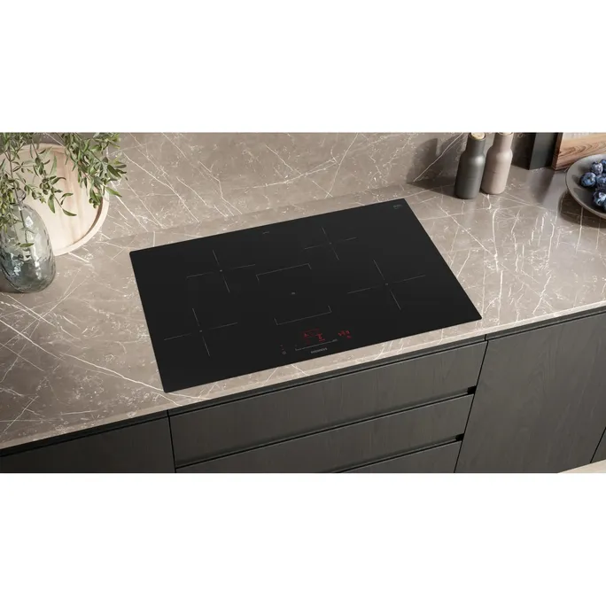 Siemens EH801HFB1E iQ300 Induktionskochfeld 80 cm Schwarz, flächenbündig (integriert) – Bild 3