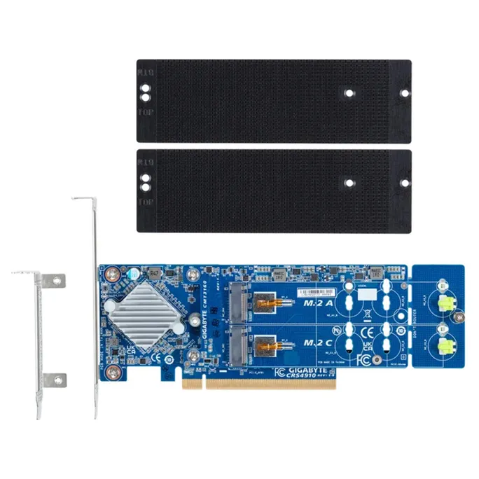 GIGABYTE CMT3160 M.2 Expansion Card 4 x Gen4 NVMe 2280/22110 Cards – Bild 2