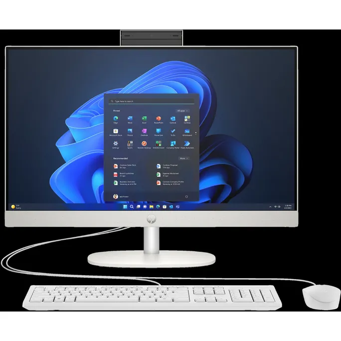 HP ProOne 245 G10 AiO 23,8" FHD R3-7330U 8GB/256GB SSD Windows 11 Pro B6HS3ES#ABD - BTO – Bild 3