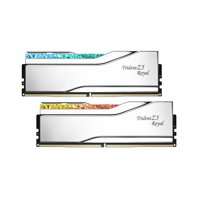 32GB (2x16GB) G.Skill Trident Z5 Royal Silber RGB DDR5-7600 CL36 RAM Speicher Kit – Bild 3