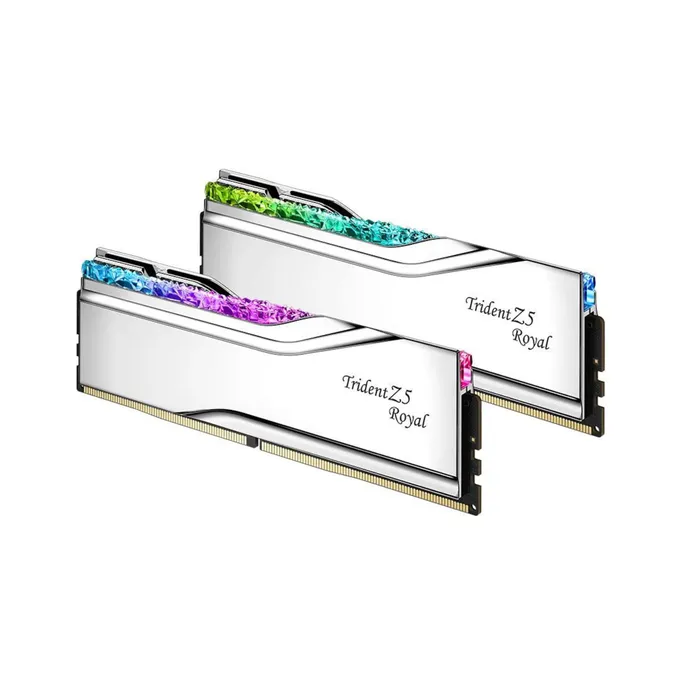 32GB (2x16GB) G.Skill Trident Z5 Royal Silber RGB DDR5-7600 CL36 RAM Speicher Kit – Bild 4