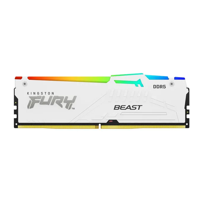 32GB (2x16GB) Kingston Fury Beast White RGB EXPO DDR5-6000 CL30 RAM Arbeitsspeicherkit – Bild 5