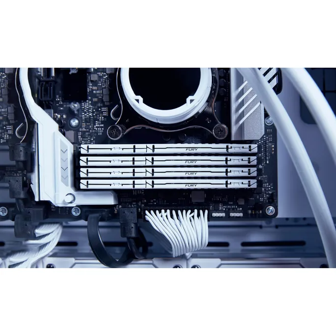64GB (2x32GB) Kingston Fury Beast White EXPO DDR5-6000 CL30 RAM Arbeitsspeicherkit – Bild 5