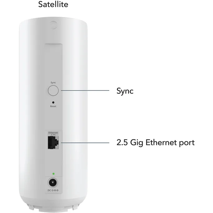 NETGEAR Orbi 370-Serie Dualband WiFi 7 Mesh-Netzwerksystem für Häuser/Wohnungen (RBE373) WLAN-Router + 2 Repeater, Sicherheitsfunktionen, 3,6 GBit/s, Abdeckung 360 m2, 70 Geräte, 2,5G Internet, BE3600 – Bild 2