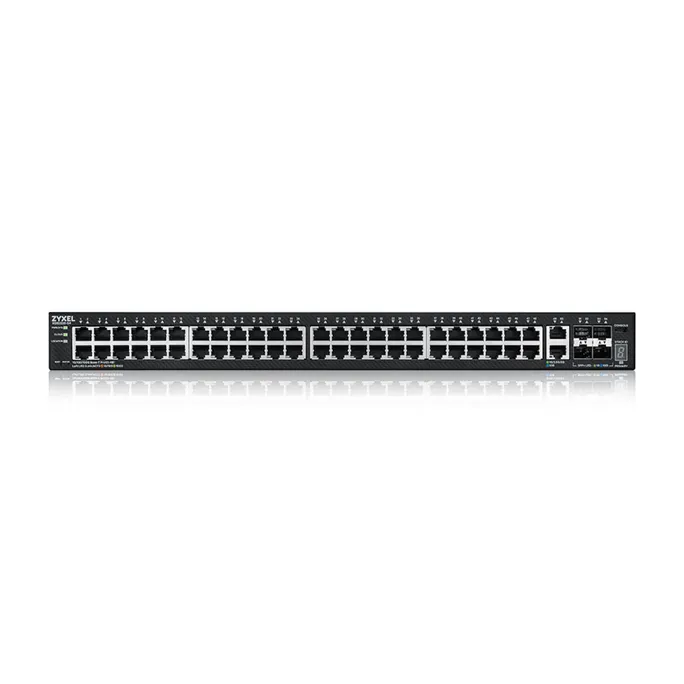 ZyXEL XGS2220-54 Gigabit Managed Stack Switch, 50x RJ-45, 4x SFP+, Rackmount – Bild 3