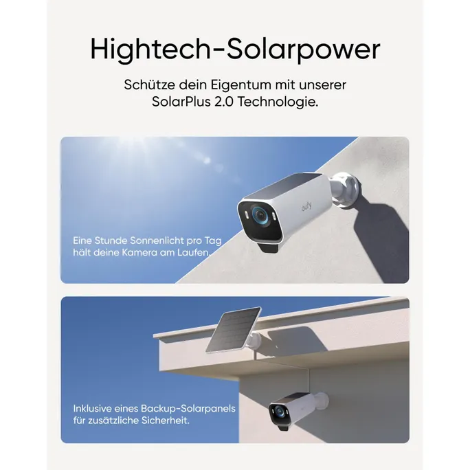 eufyCam S3 Pro 3-Kameras + HomeBase 3 Set – Bild 2