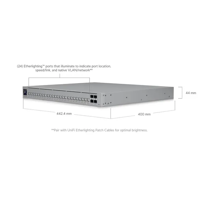Ubiquiti UniFi USW-Pro-HD-24-PoE Etherlighting Switch – Bild 3