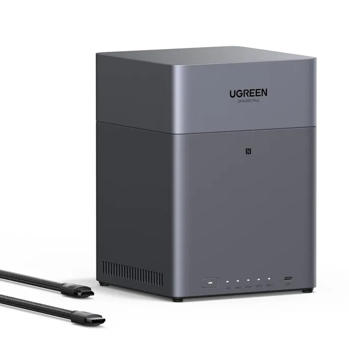 UGREEN NASync DH4300 Plus NAS System 4-Bay 24TB inkl. 2x WD WD120EFGX NAS HDD - 12 TB – Bild 3